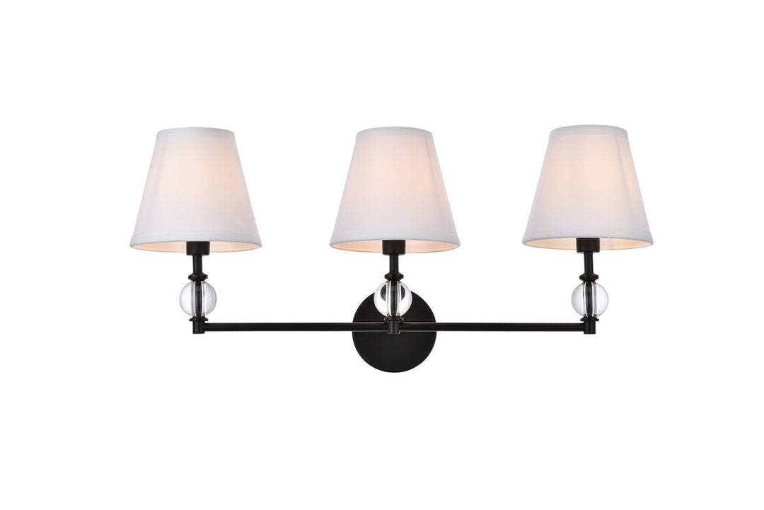 Bethany Three Light Bath in Black - available from The Lighting Shoppe, trusted by Canadian homeowners