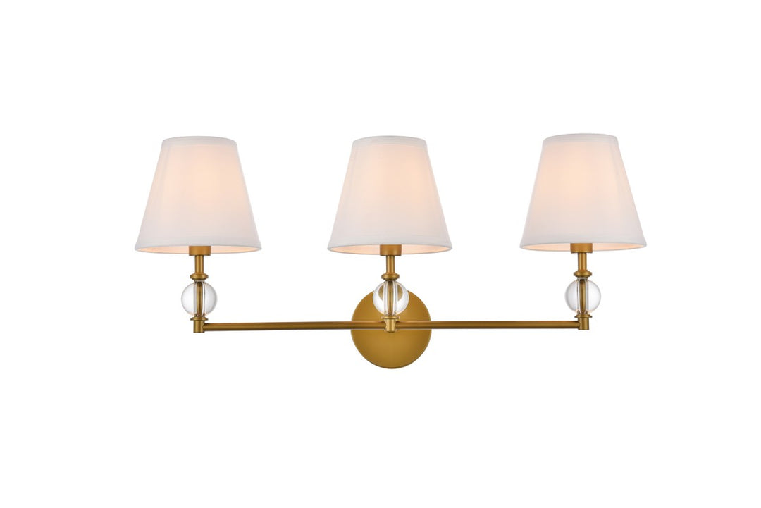 Bethany Three Light Bath in Brass - available from The Lighting Shoppe, trusted by Canadian homeowners