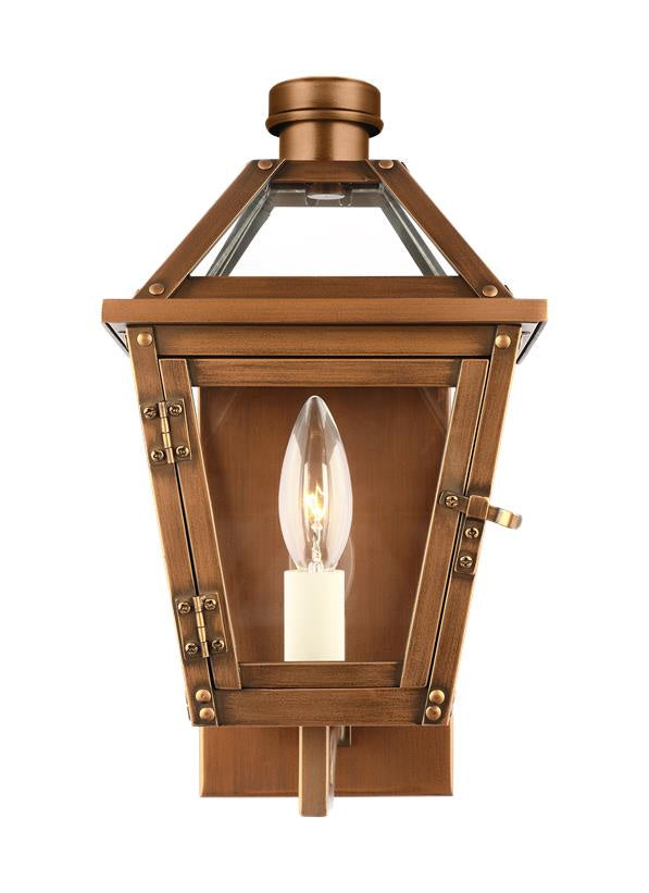 Hyannis One Light Wall Lantern in Natural Copper - available from The Lighting Shoppe, trusted by Canadian homeowners