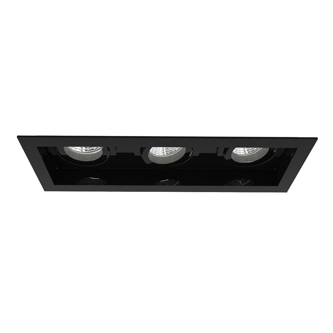 Amigo Three Light Downlight in Black - available from The Lighting Shoppe, trusted by Canadian homeowners