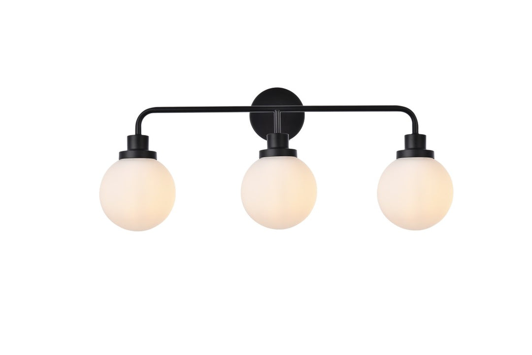 Hanson Three Light Bath in Black - available from The Lighting Shoppe, trusted by Canadian homeowners