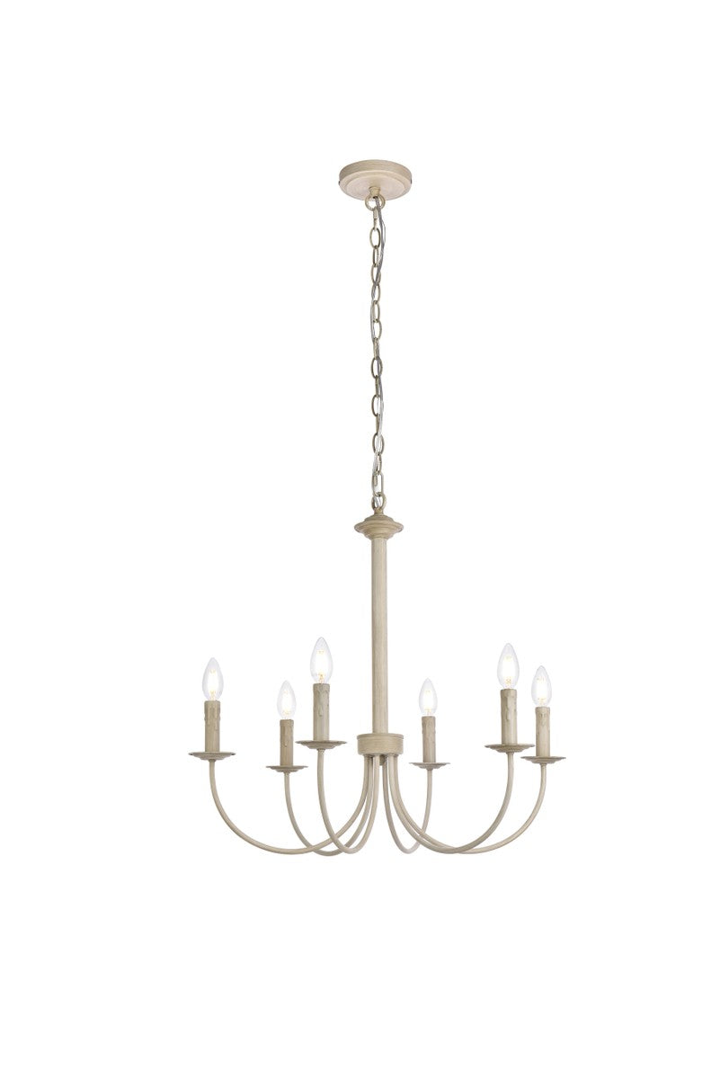Brielle Six Light Pendant in Weathered Dove - available from The Lighting Shoppe, trusted by Canadian homeowners