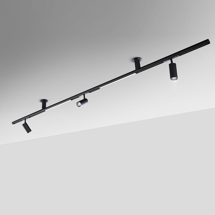 Eurofase Canada - 38456-015 - MAST 6' SUR MT,3 SPOT,2 LNS BK - Black