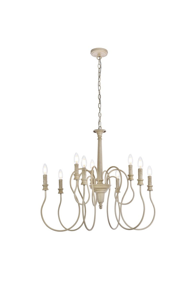 Flynx Nine Light Pendant in Weathered Dove - available from The Lighting Shoppe, trusted by Canadian homeowners