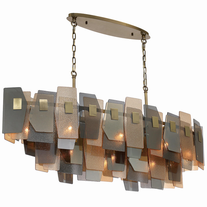Eurofase Canada - 43874-019 - COCOLINA-CHD-11LT-48IN-BR-MX - COCOLINA - Brass