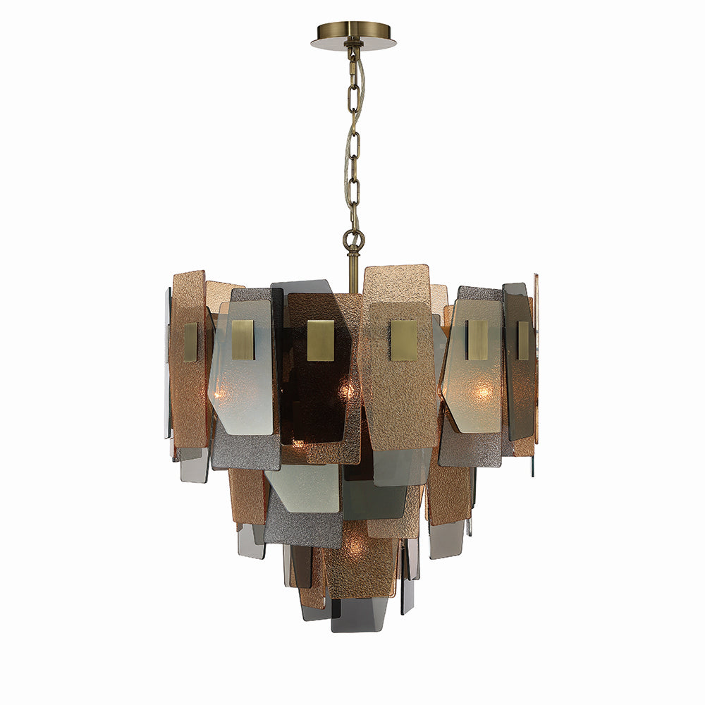 Eurofase Canada - 43875-016 - COCOLINA-CHD-10LT-26IN-BR-MX - COCOLINA - Brass