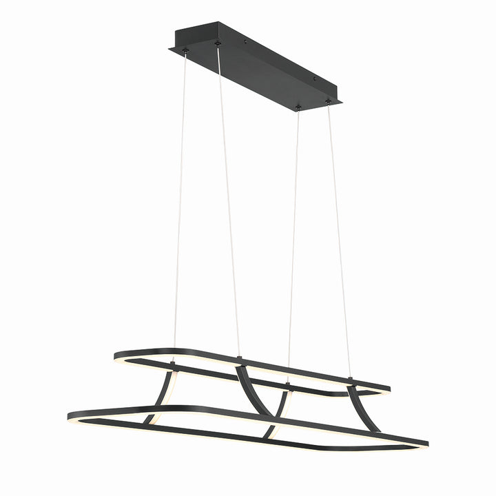 Eurofase Canada - 43877-010 - CADOUX-CHD-44IN-BK-CL - CADOUX - Black