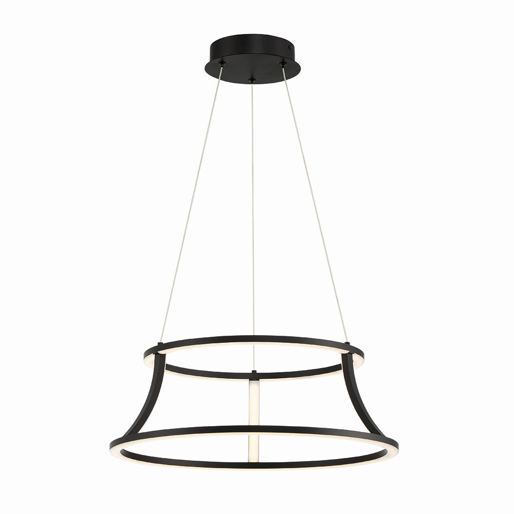 Eurofase Canada - 43885-015 - CADOUX-CHD-20IN-BK-WH - CADOUX - Black