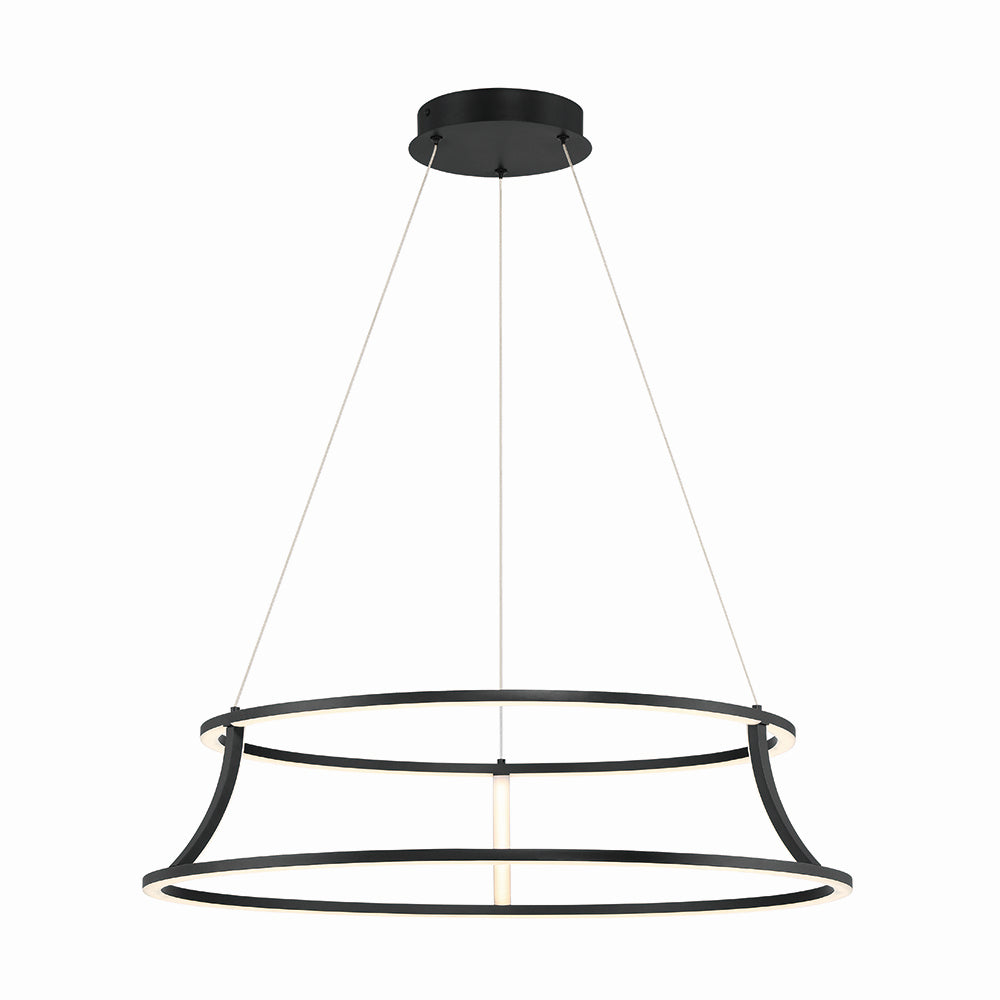 Eurofase Canada - 43886-012 - CADOUX-CHD-30IN-BK-WH - CADOUX - Black