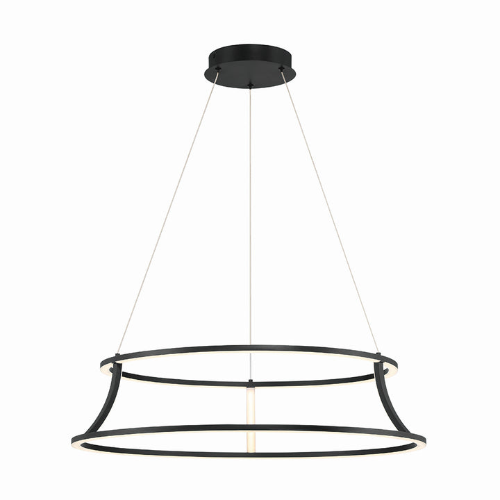 Eurofase Canada - 43886-012 - CADOUX-CHD-30IN-BK-WH - CADOUX - Black
