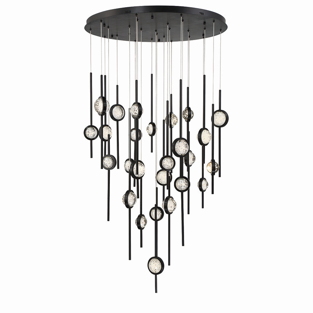 Eurofase Canada - 43890-019 - BARLETTA-CHD-26LT-40IN-BK - BARLETTA - Black