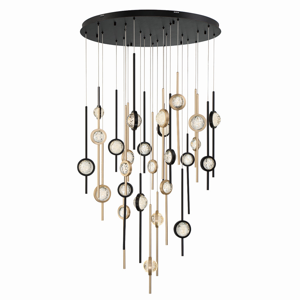 Eurofase Canada - 43890-033 - BARLETTA-CHD-26LT-40IN-GBM - BARLETTA - Gold-Black