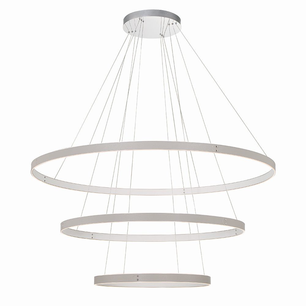 Eurofase Canada - 43900-039 - VERDURA-CHD-3LT-60IN-GR-WH - VERDURA - Grey