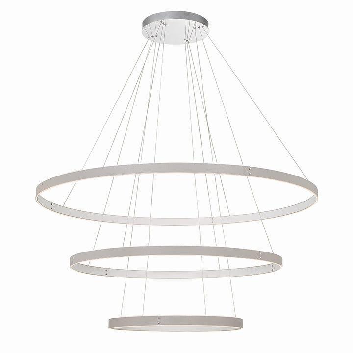 Eurofase Canada - 43900-039 - VERDURA-CHD-3LT-60IN-GR-WH - VERDURA - Grey