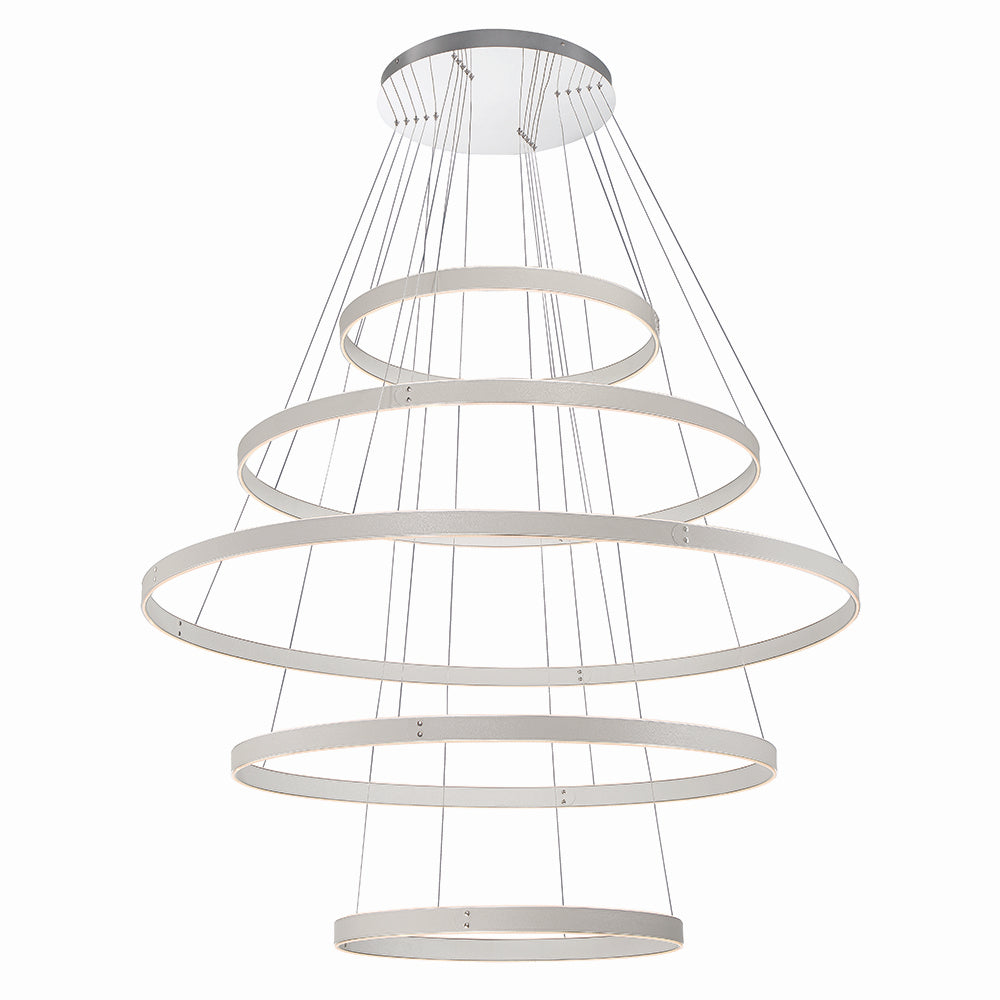 Eurofase Canada - 43901-036 - VERDURA-CHD-5LT-60IN-GR-WH - VERDURA - Grey