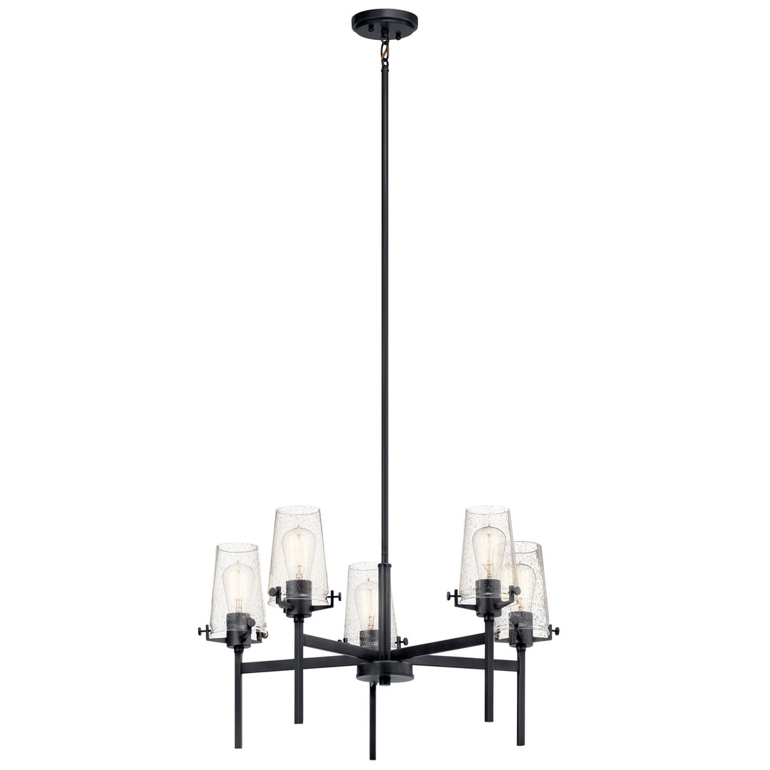Kichler Canada - 43694BK - Five Light Chandelier - Alton - Black