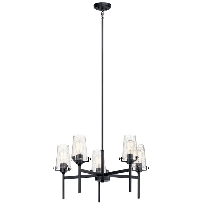 Kichler Canada - 43694BK - Five Light Chandelier - Alton - Black