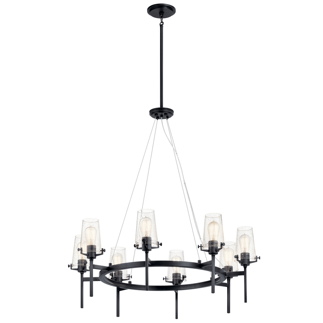 Kichler Canada - 43695BK - Eight Light Chandelier - Alton - Black