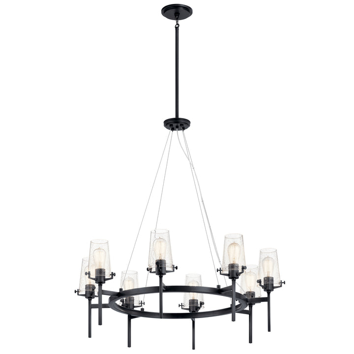 Kichler Canada - 43695BK - Eight Light Chandelier - Alton - Black