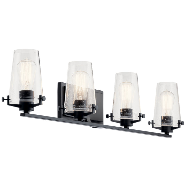 Kichler Canada - 45298BK - Four Light Bath - Alton - Black