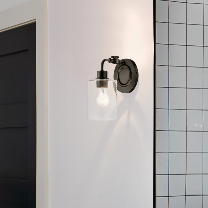 Kichler Canada - 45664BK - One Light Wall Sconce - Gunnison - Black