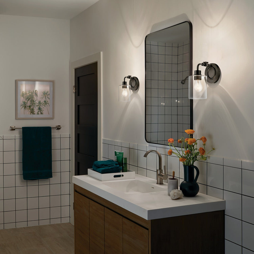 Kichler Canada - 45664BK - One Light Wall Sconce - Gunnison - Black