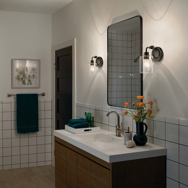 Kichler Canada - 45664BK - One Light Wall Sconce - Gunnison - Black