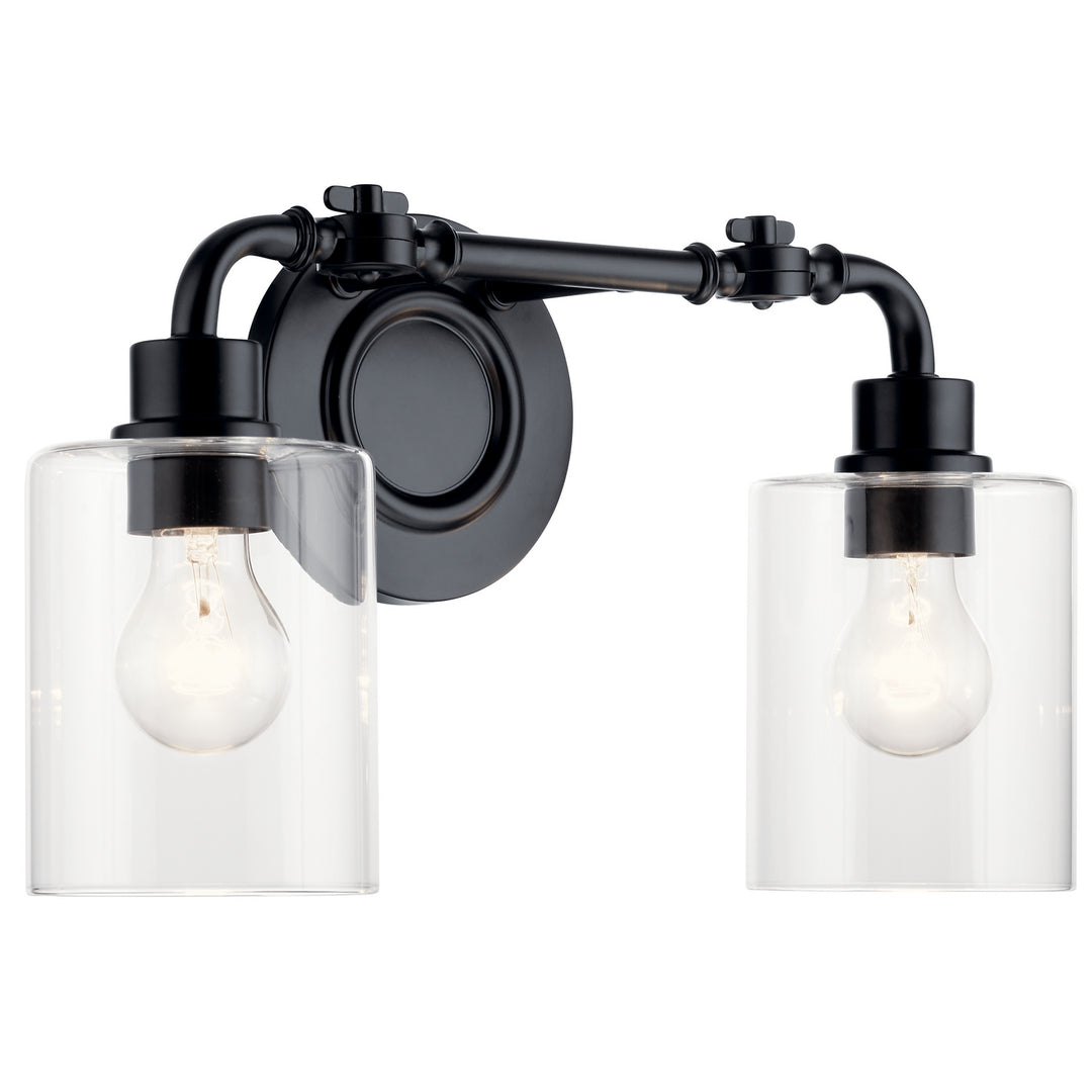 Kichler Canada - 45665BK - Two Light Bath - Gunnison - Black