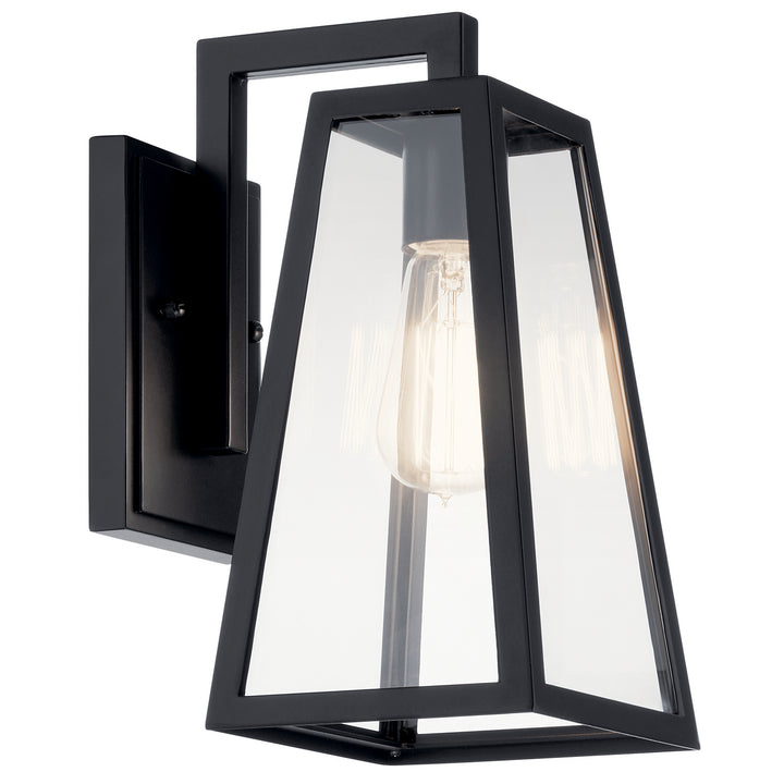 Kichler Canada - 49330BK - One Light Outdoor Wall Mount - Delison - Black