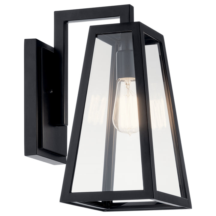 Kichler Canada - 49331BK - One Light Outdoor Wall Mount - Delison - Black