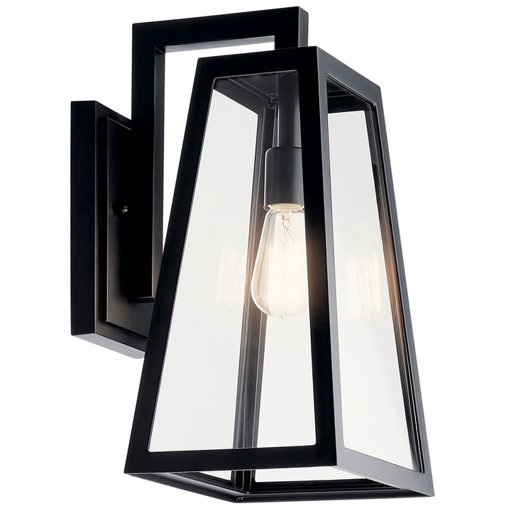 Kichler Canada - 49332BK - One Light Outdoor Wall Mount - Delison - Black