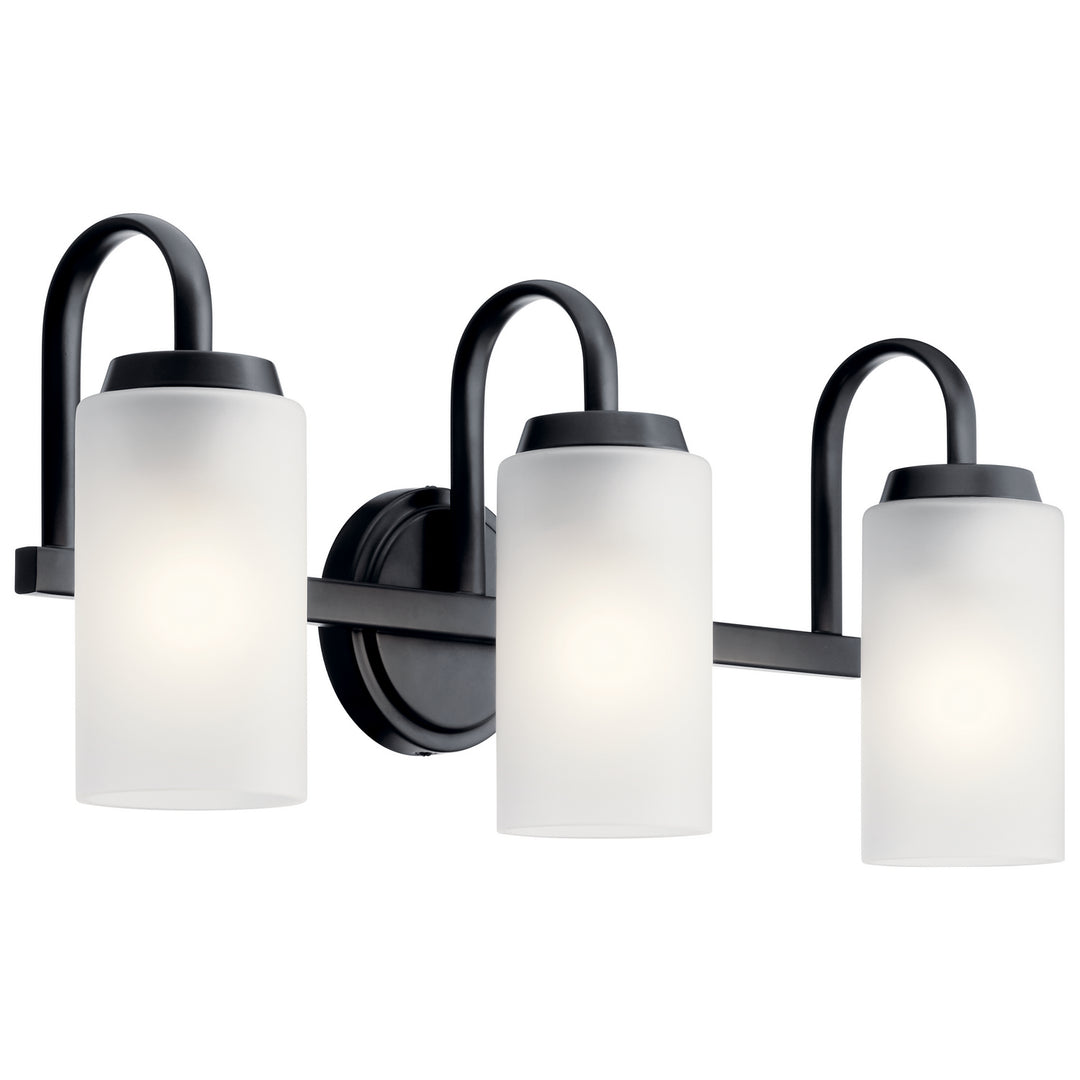 Kichler Canada - 55087BK - Three Light Bath - Kennewick - Black