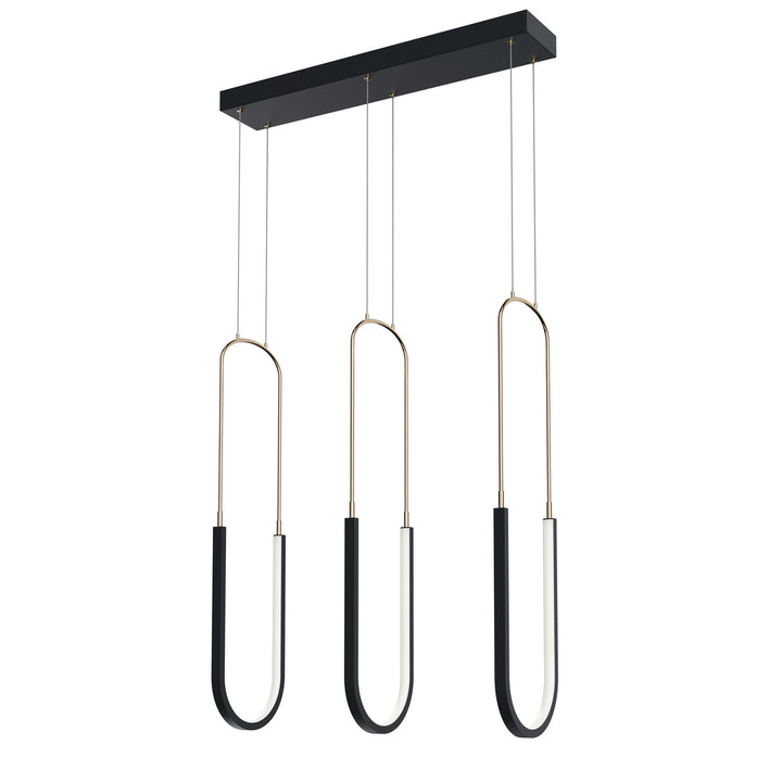 Kichler Canada - 84315MBK - LED Linear Chandelier - Wayan - Matte Black