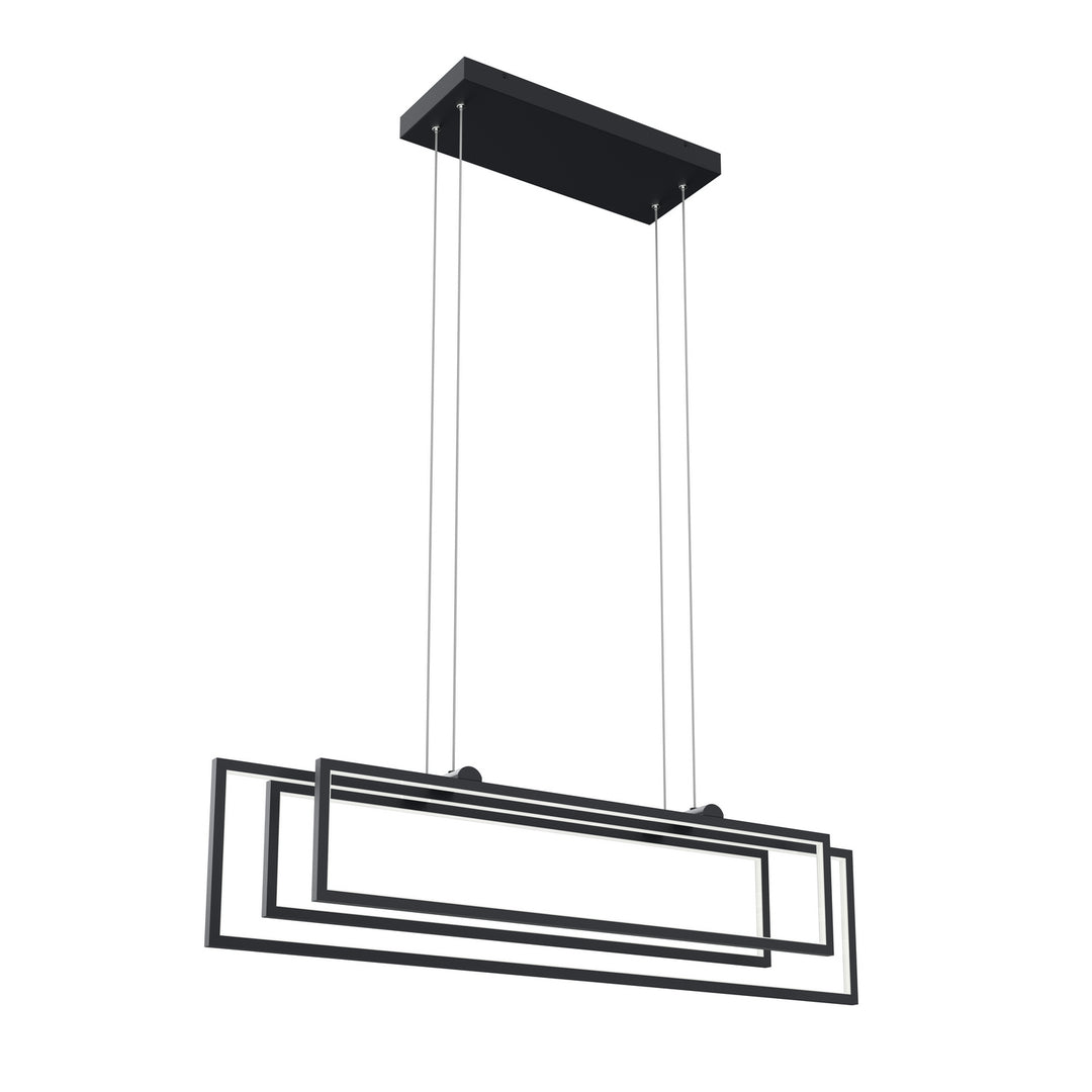 Kichler Canada - 84322MBK - LED Linear Chandelier - Jestin - Matte Black