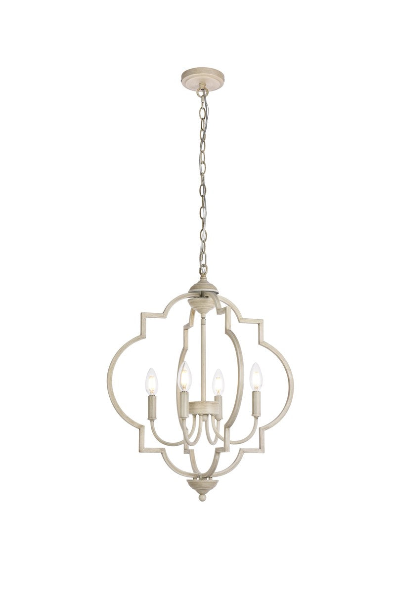 Sandara Four Light Pendant in Weathered Dove - available from The Lighting Shoppe, trusted by Canadian homeowners
