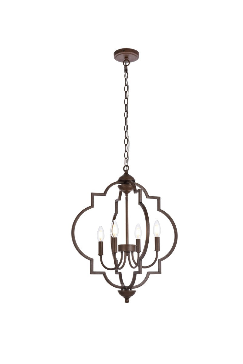 Sandara Four Light Pendant in Weathered Oak - available from The Lighting Shoppe, trusted by Canadian homeowners
