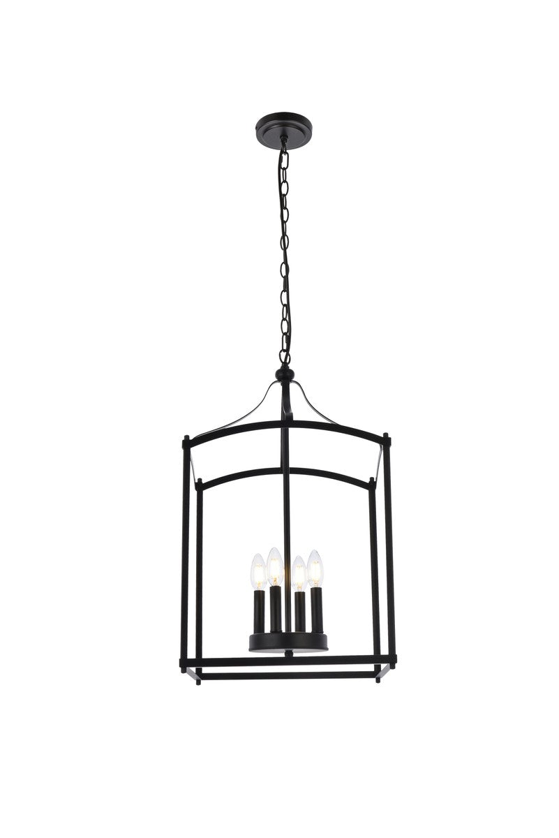 Janet Four Light Pendant in Black - available from The Lighting Shoppe, trusted by Canadian homeowners