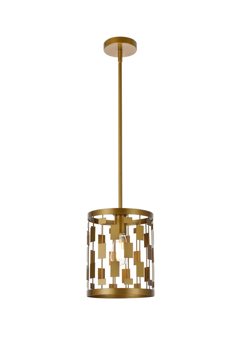 Levante One Light Pendant in Brass - available from The Lighting Shoppe, trusted by Canadian homeowners