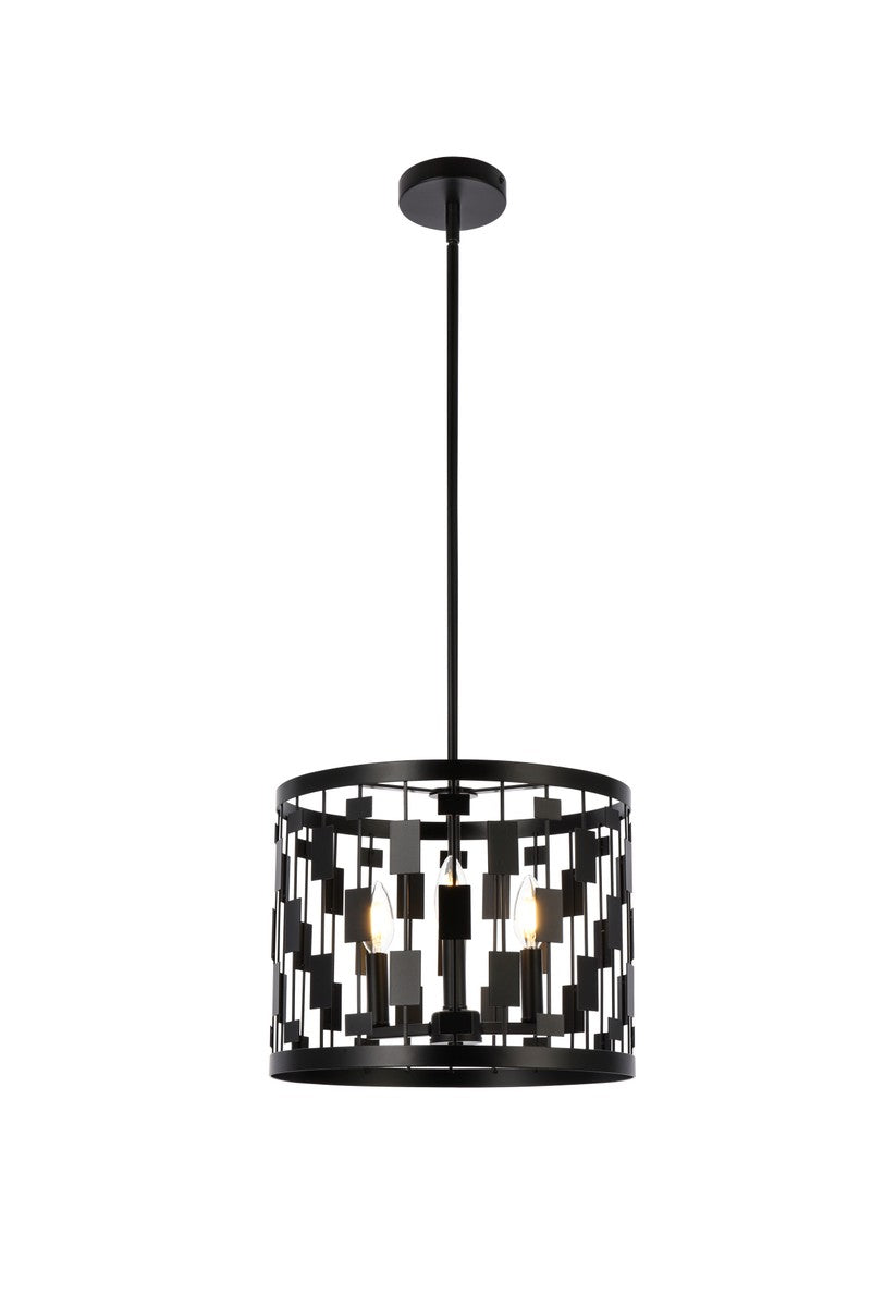 Levante Three Light Pendant in Black - available from The Lighting Shoppe, trusted by Canadian homeowners
