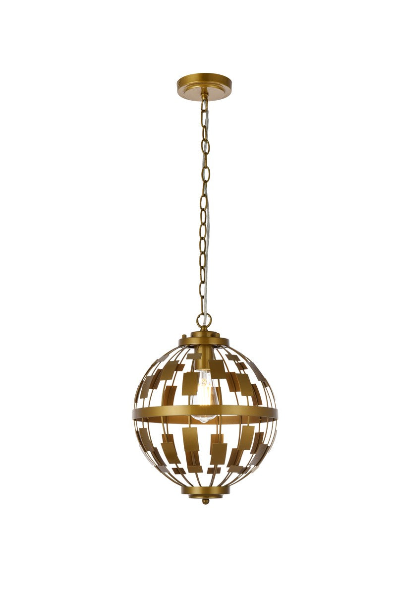 Levante One Light Pendant in Brass - available from The Lighting Shoppe, trusted by Canadian homeowners