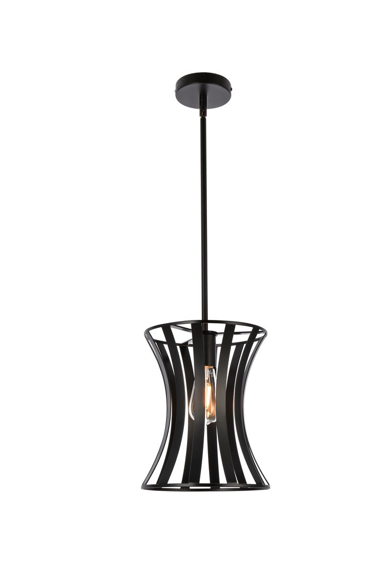 Lily One Light Pendant in Black - available from The Lighting Shoppe, trusted by Canadian homeowners