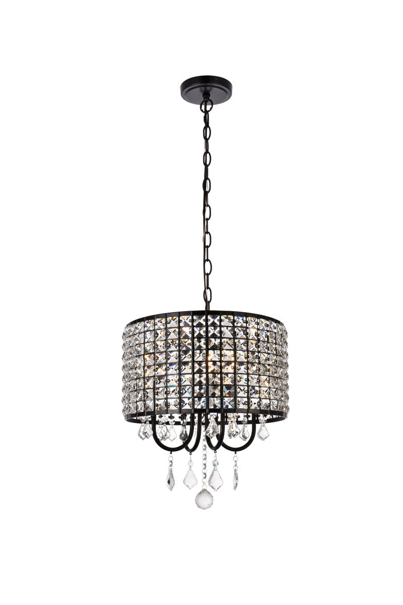 Elise Four Light Pendant in black - available from The Lighting Shoppe, trusted by Canadian homeowners