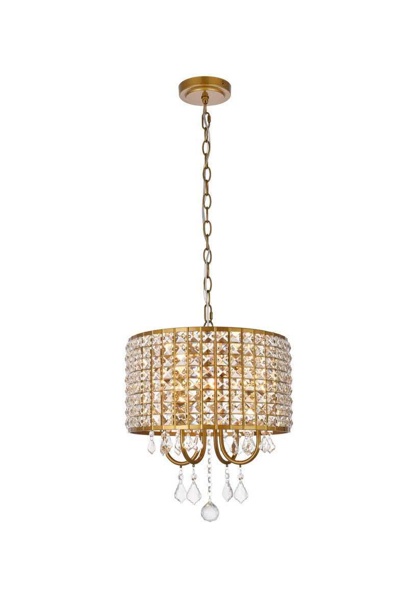 Elise Four Light Pendant in brass - available from The Lighting Shoppe, trusted by Canadian homeowners