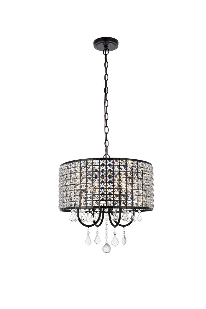Elise Four Light Pendant in black - available from The Lighting Shoppe, trusted by Canadian homeowners