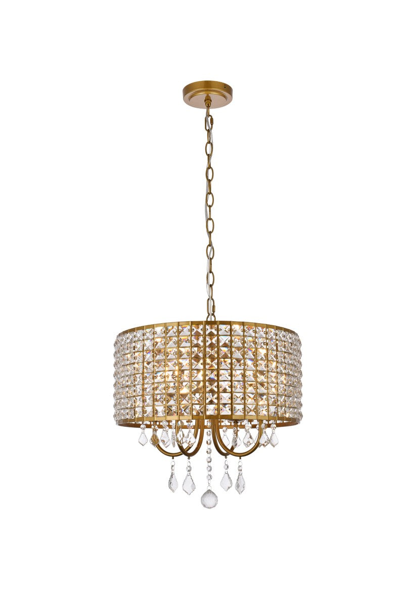 Elise Four Light Pendant in brass - available from The Lighting Shoppe, trusted by Canadian homeowners