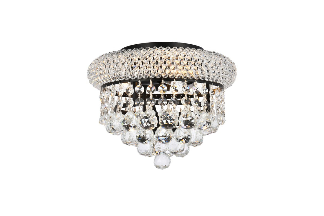 Primo Three Light Flush Mount in Black - available from The Lighting Shoppe, trusted by Canadian homeowners
