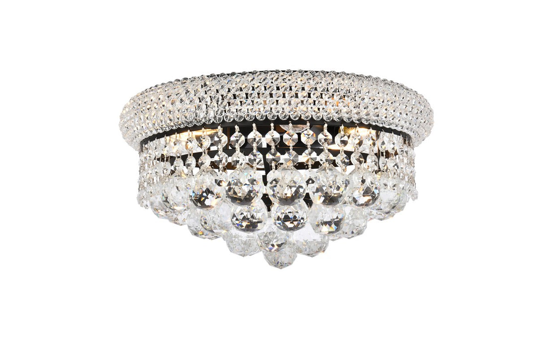 Primo Six Light Flush Mount in Black - available from The Lighting Shoppe, trusted by Canadian homeowners