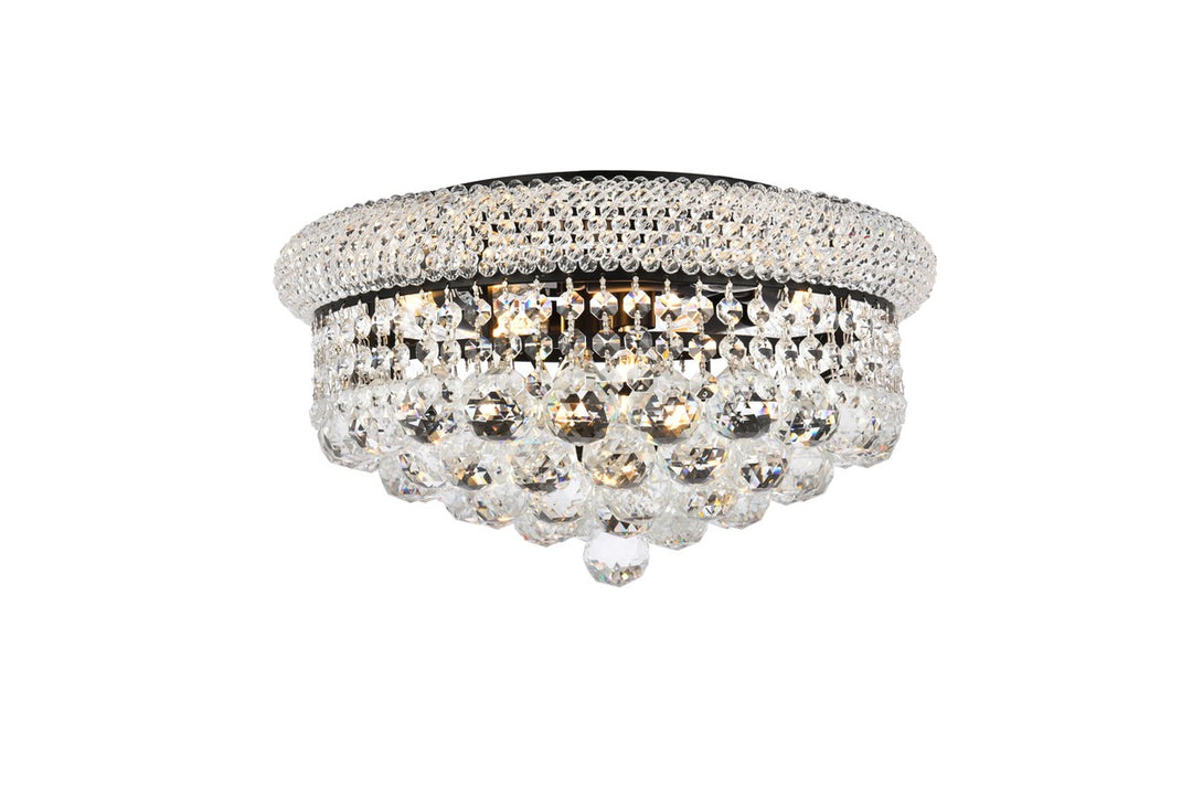 Primo Eight Light Flush Mount in Black - available from The Lighting Shoppe, trusted by Canadian homeowners