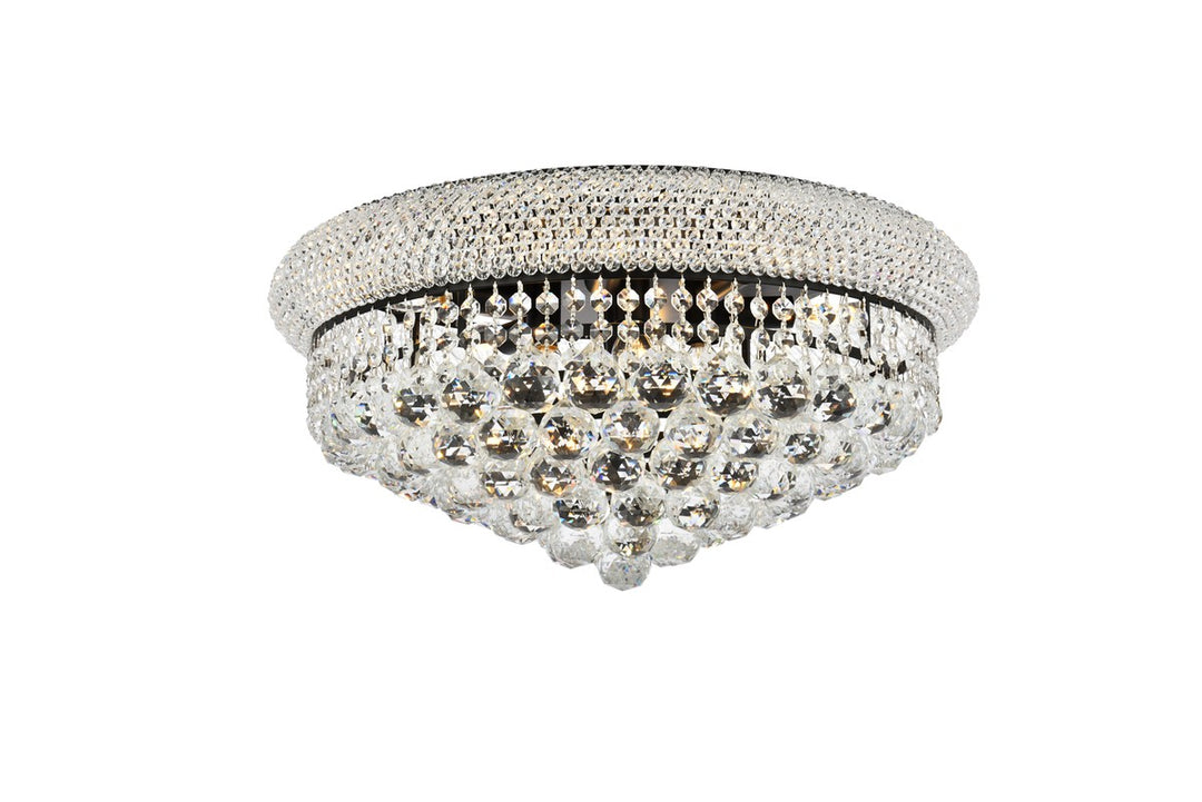 Primo Ten Light Flush Mount in Black - available from The Lighting Shoppe, trusted by Canadian homeowners