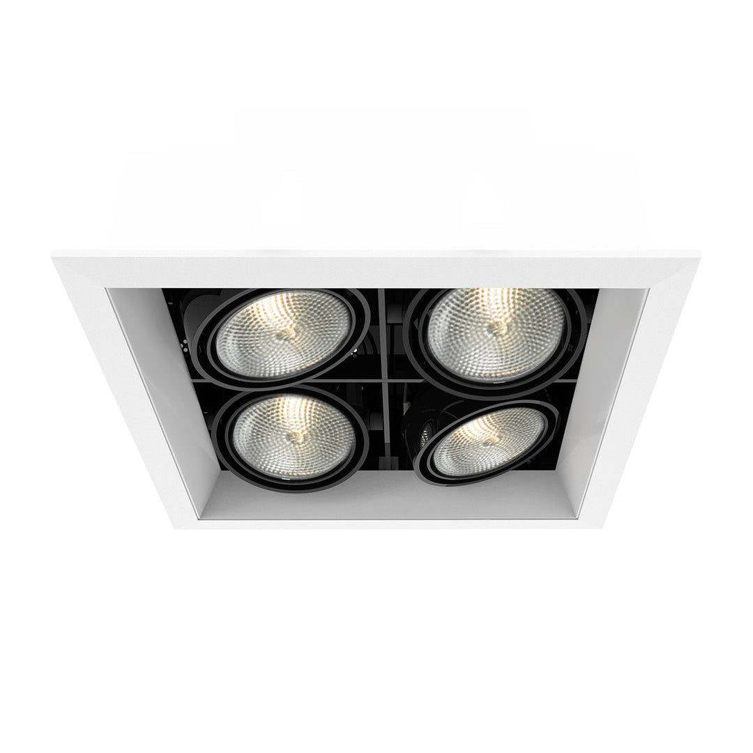 Eurofase Canada - TE164B-02 - MULT,PAR20,TRM,4LT,SQ,WHT/BLK - PAR20MULTI-GEN - White